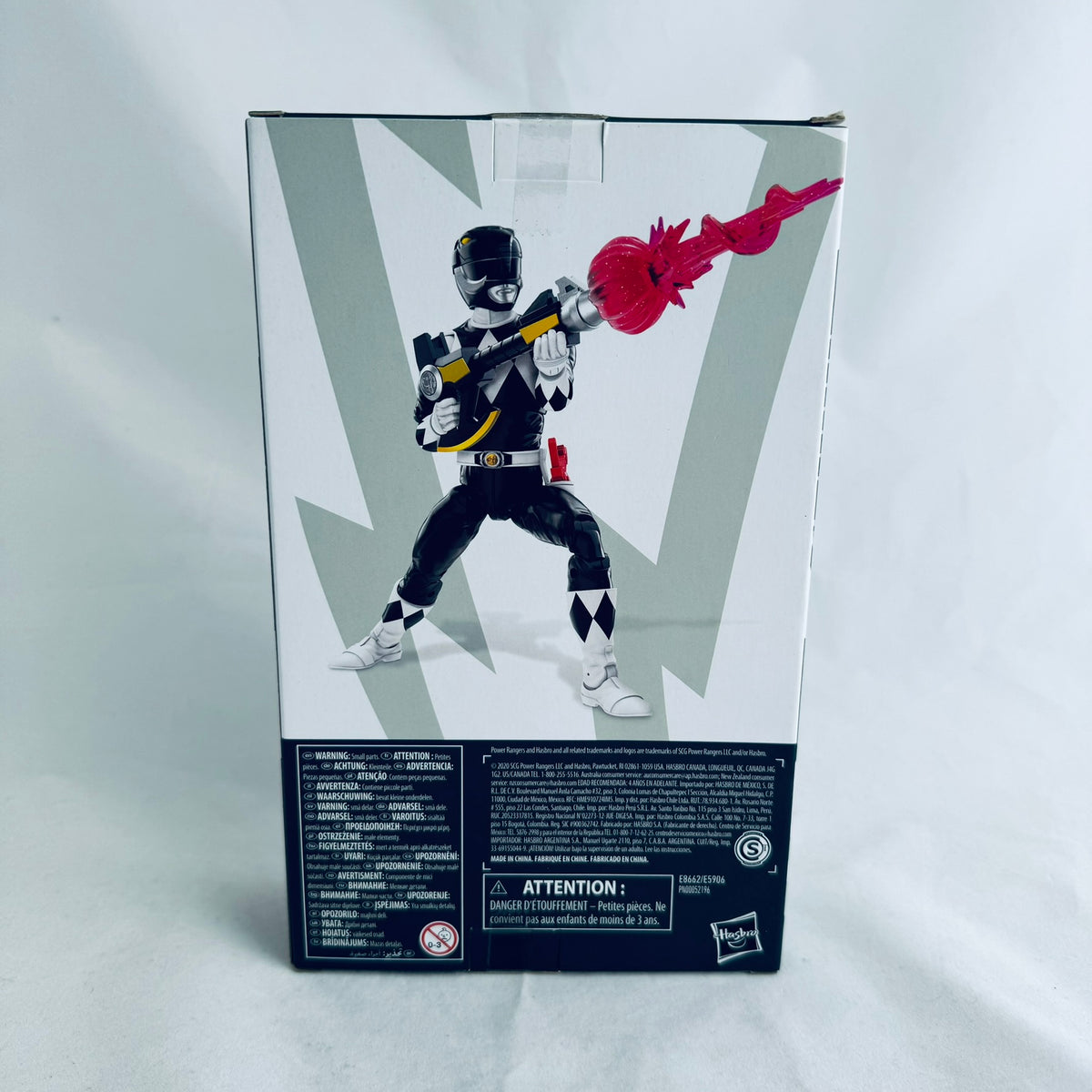 Hasbro Power Rangers Lightning Collection Mighty Morphin Black Ranger ...