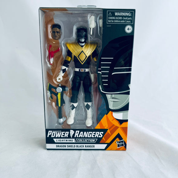 Hasbro Power Rangers Lightning Collection - MMPR Dragon Shield Black Ranger