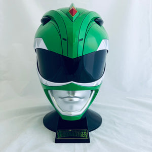 Bandai Mighty Morphin Power Rangers Legacy Green Ranger 1:1 Scale Helmet