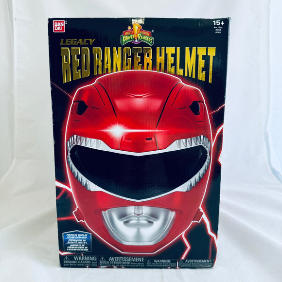 Bandai Power Rangers Legacy Mighty Morphin Red Ranger Helmet