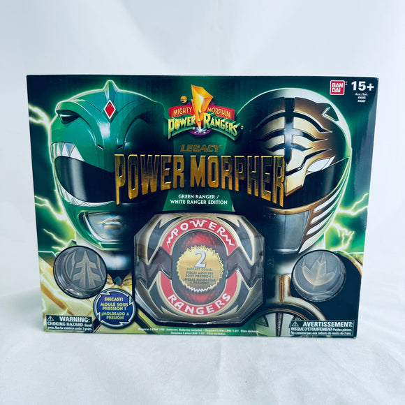 Bandai Mighty Morphin Power Rangers Legacy Green & White Ranger Morpher