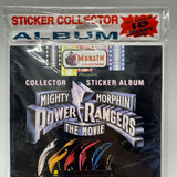 1995 Merlin Collection Mighty Morphin Power Rangers The Movie Collector Sticker Album (Sealed)