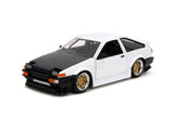 Jada 1:24 JDM Tuners 1986 Toyota Trueno AE86 1:24 Scale Diecast Model Car