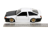 Jada 1:24 JDM Tuners 1986 Toyota Trueno AE86 1:24 Scale Diecast Model Car