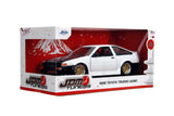 Jada 1:24 JDM Tuners 1986 Toyota Trueno AE86 1:24 Scale Diecast Model Car