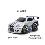 Jada Fast & Furious Small Blocks 1:28 Scale Diecast Brian's Nissan Skyline R34 GT-R
