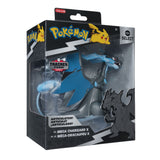 Jazwares Pokemon Select Super Trainer Team Series Articulated 6 inch Mega Charizard X Figure