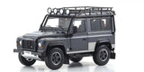 Kyosho 1:18 Scale Land Rover Defender 90 (Gray) Diecast Model Car