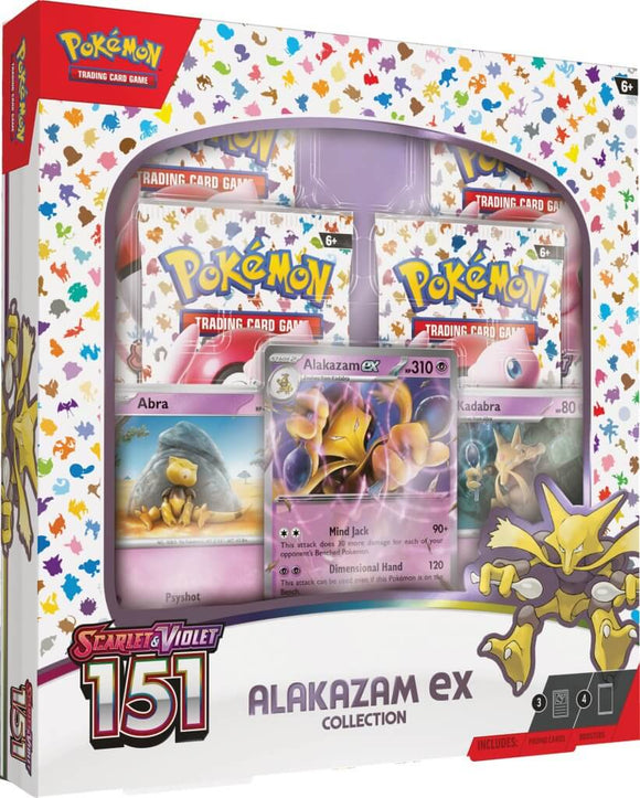 POKÉMON TCG Scarlet & Violet 151 Collection—Alakazam ex - PRE-ORDER