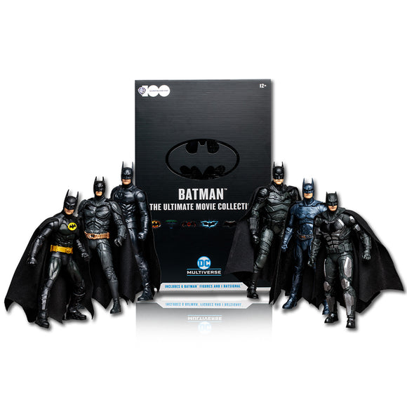 Mcfarlane Toys Batman The Ultimate Movie Collection (WB 100 DC Multiverse) 6-Pack 7