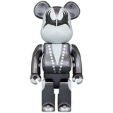 Medicom Bearbrick 100% & 400% Set KISS The Demon Chrome Version