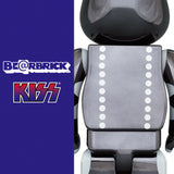Medicom Bearbrick 100% & 400% Set KISS The Demon Chrome Version