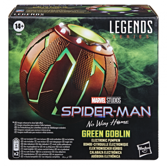Hasbro Marvel Legends Series Green Goblin Roleplay Electronic Pumpkin