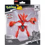 Jazwares Pokemon Select Super Trainer Team Series Articulated 6 inch Scizor Figure