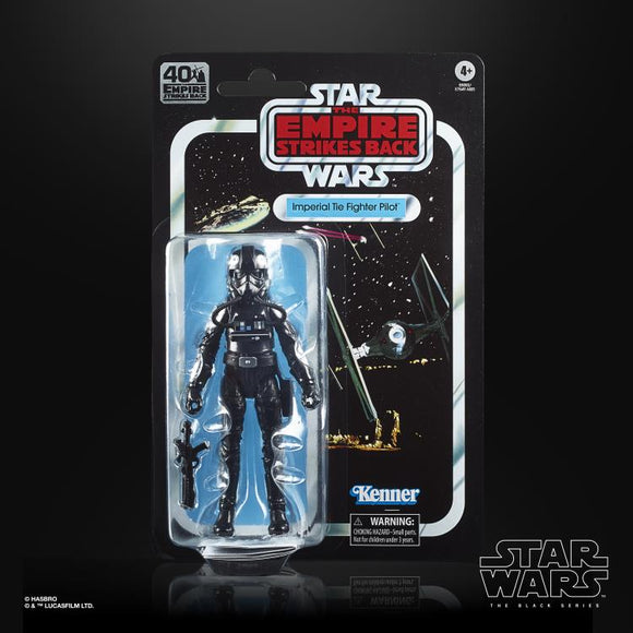 Hasbro Star Wars 40th Anniversary Black Series Imperial Tie Fighter Pilot (The Empire Strikes Back)