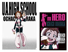 Bandai My Hero Academia - Ichiban Kuji - Hero Vs Villian - Prize I - Ochaco Uraraka Folder/Sticker Set