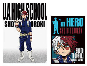Bandai My Hero Academia - Ichiban Kuji - Hero Vs Villian - Prize I - Shoto Todoroki Folder/Sticker Set