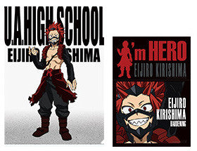 Bandai My Hero Academia - Ichiban Kuji - Hero Vs Villian - Prize I - Eijiro Kirishima Folder/Sticker Set