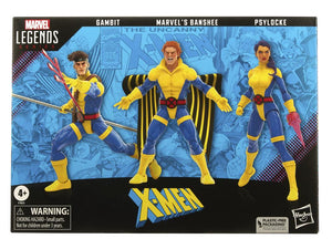 Hasbro Marvel Legends X-Men Banshee, Gambit, & Psylocke