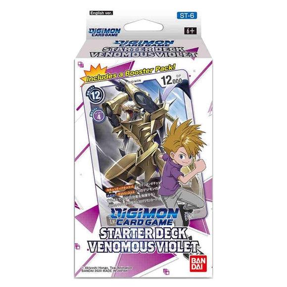 Bandai Digimon Card Game Series 04 Starter Display 06 Venomous Violet