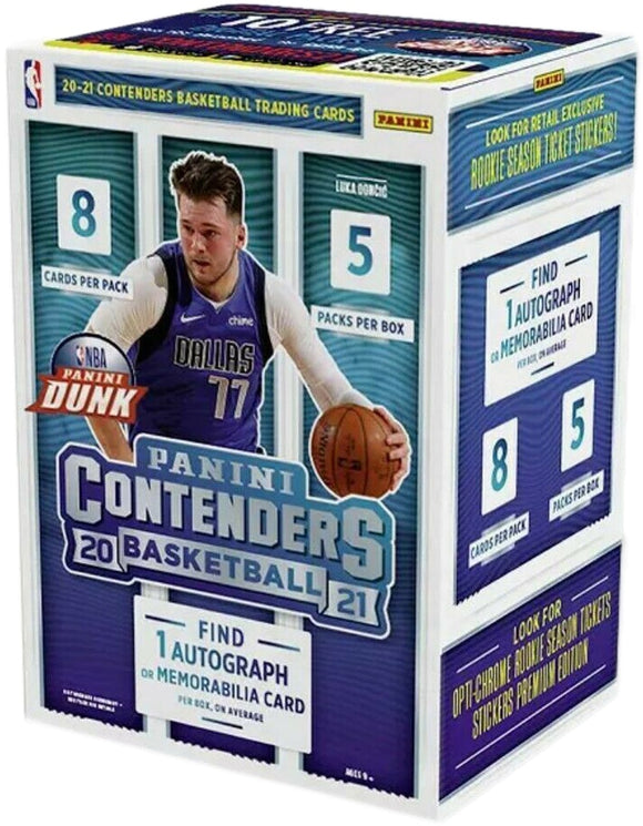 Panini NBA 2020-21 Contenders Basketball Blaster Box