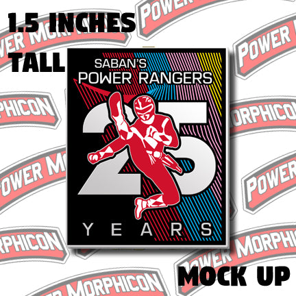 Power Rangers Power Morphicon 25th Anniversary – Silver Membership Exclusive Pin