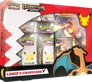 POKÉMON TCG Celebrations Collection - V Box (Lance’s Charizard V)
