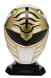 Bandai Mighty Morphin Power Rangers Legacy White Ranger 1:4 Scale Helmet Replica
