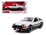 Jada 1:24 JDM Tuners - 1986 TOYOTA TRUENO AE86 WHITE & BLACK