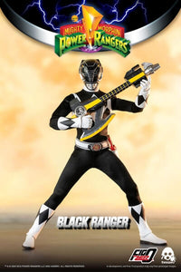 Threezero Mighty Morphin Power Rangers FigZero Black Ranger 1/6 Scale Figure
