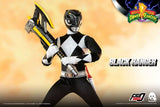 Threezero Mighty Morphin Power Rangers FigZero Black Ranger 1/6 Scale Figure
