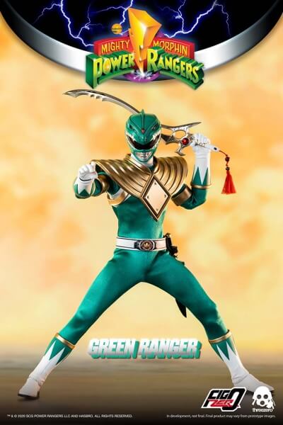 Threezero Mighty Morphin Power Rangers FigZero Green Ranger 1/6 Scale Figure