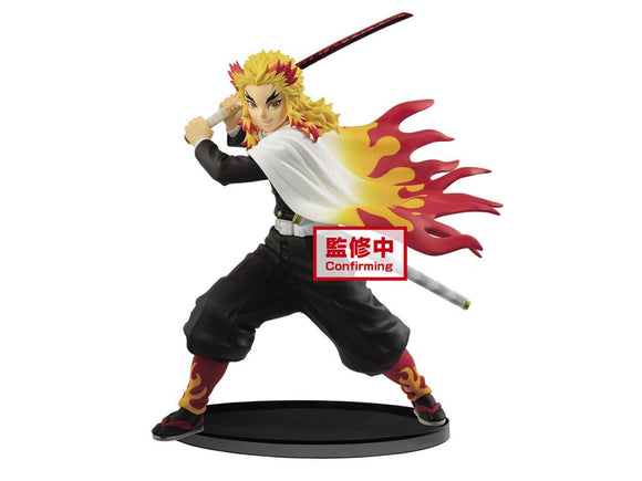 Banpresto Demon Slayer: Kimetsu no Yaiba Vibration Stars Kyojuro Rengoku (Ver.B)