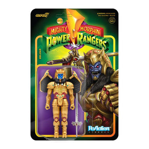 Super7 Mighty Morphin Power Rangers ReAction Goldar Figure