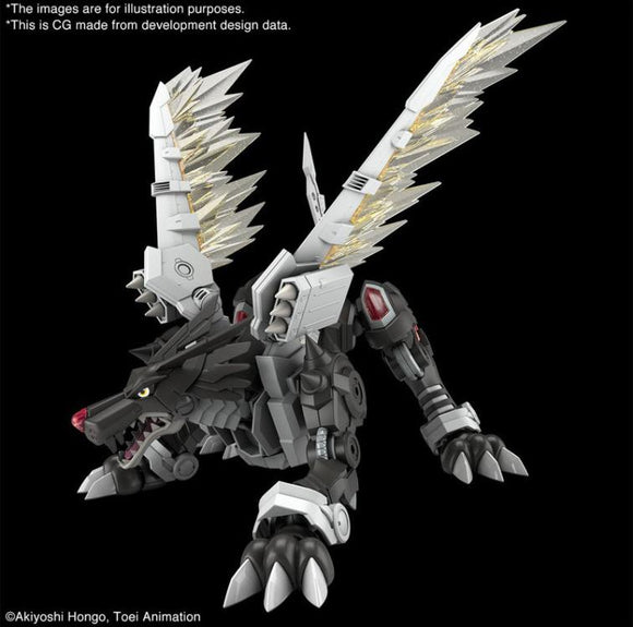 Bandai Digimon Adventure Figure-rise Standard Amplified MetalGarurumon (Black Ver.) Model Kit