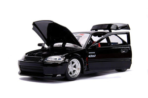 Jada JDM Tuners 1:24 Black 1997 Honda Civic EK Type R
