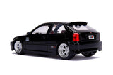 Jada JDM Tuners 1:24 Black 1997 Honda Civic EK Type R