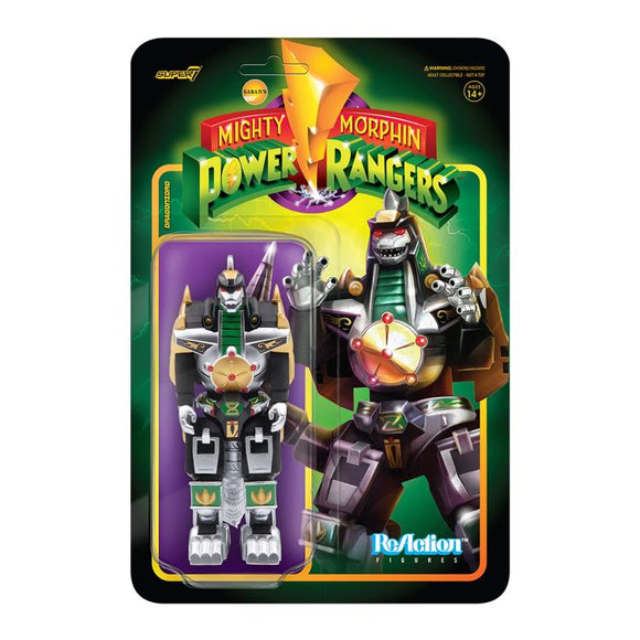 Super7 Mighty Morphin Power Rangers ReAction Dragonzord Figure