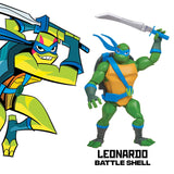 Playmates Rise of the Teenage Mutant Ninja Turtles Battle Shell Leonardo