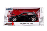 Jada JDM Tuners 1:24 Black 1997 Honda Civic EK Type R