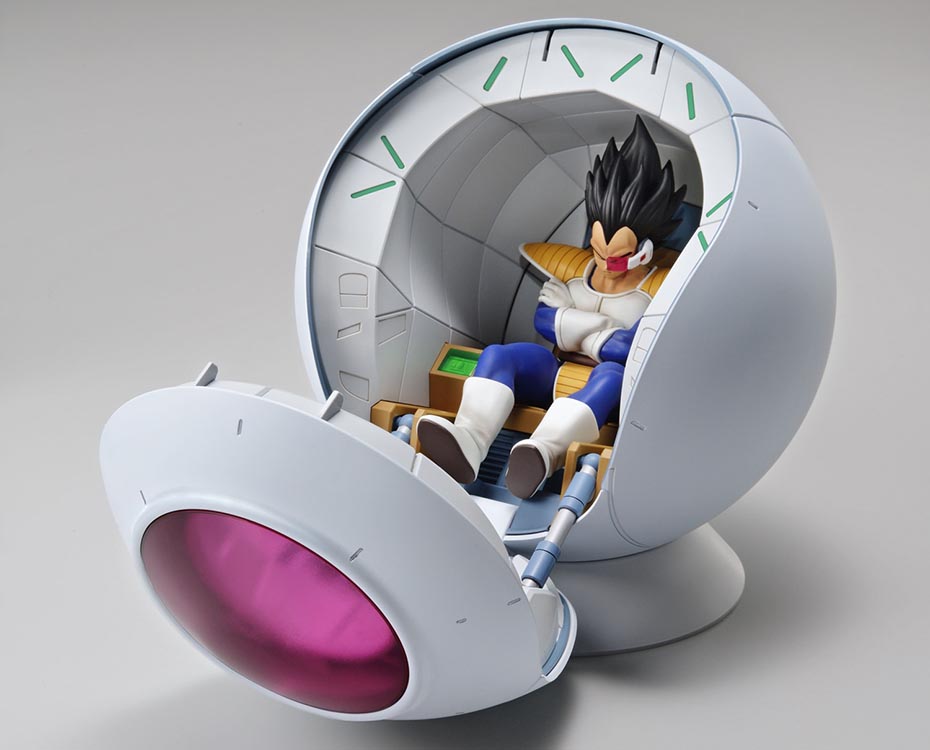 キャラクター Figure-rise Mechanics SAYAN SPACE POD Model do złożenia Dragon Ball Z Figure-rise Mechanics