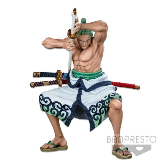 Banpresto One Piece World Figure Colosseum 3 Super Master Stars Piece Roronoa Zoro (The Brush)