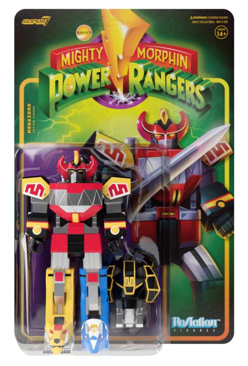 Super7 Mighty Morphin Power Rangers ReAction Megazord Figure