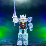 Super7 Mighty Morphin Power Rangers Super Cyborg - Megazord (Clear)