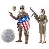Hasbro Marvel Legends Series 80th Anniversary Action Figure 2 Pack -Captain America WWII & Peggy Carter (6" Scale)