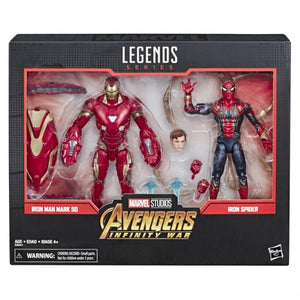 Hasbro Marvel Legends Series 80th Anniversary Action Figure 2 Pack - Iron Spider and Iron Man Mk 50 (6" Scale)