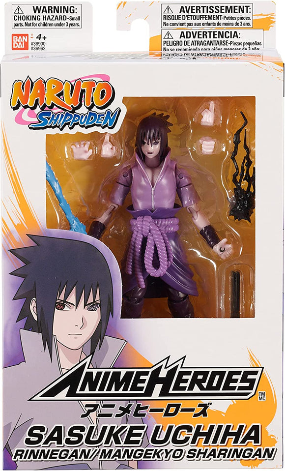 Bandai Naruto Anime Heroes Uchiha Sasuke Rinnegan / Mangekyo Sharingan