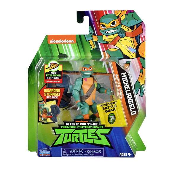 Playmates Rise of the Teenage Mutant Ninja Turtles Battle Shell Michelangelo