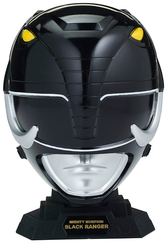 Bandai Mighty Morphin Power Rangers Legacy Black Ranger 1:4 Scale Helmet Replica