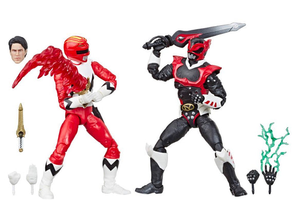 Hasbro Power Rangers Lightning Collection 2-Pack Lost Galaxy Red Ranger & Psycho Red Ranger